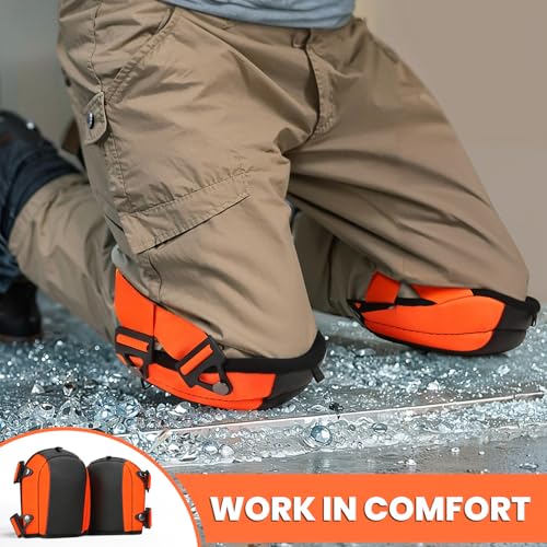 Professional Anti-Slip Knee Pads with Heavy Duty Foam Padding