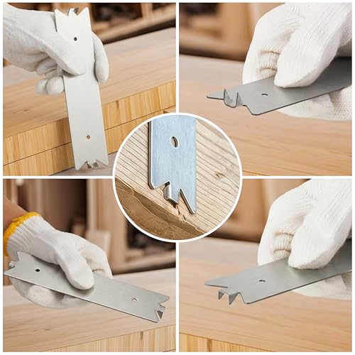 30Pcs Nail Plate for Wood Studs - 6 x1.5 Inch Metal Cable Protector Safety Plate with Sharp Pointed Prongs for Plumbing & Wiring