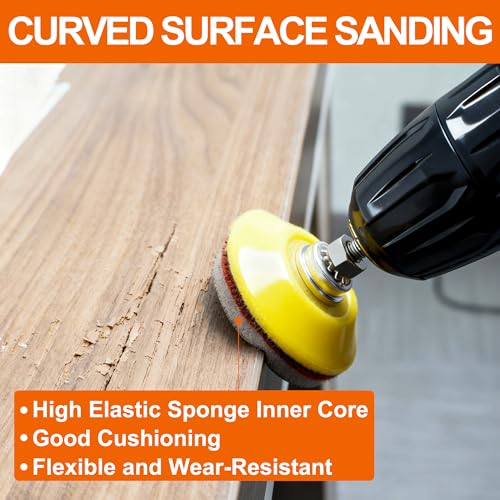 64 PCS 2 Inch Sanding Disc,Hook and Loop Sanding Pads 400 Grit - style: 400 Grit 64PCS