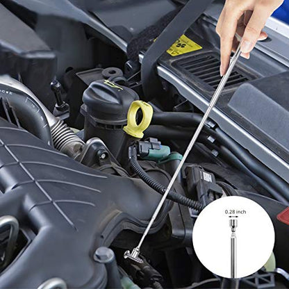 VIBELITE Magnetic Pickup Tool Kit with LED Light & Inspection Mirror