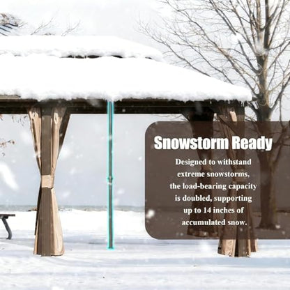 Universal Support Post for Gazebos - Adjustable Height, Reinforced Aluminum
