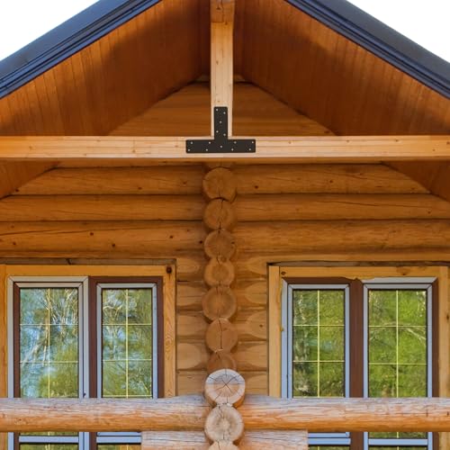 4 Pcs 13"x 13" T Post Bracket for Pergola - style: T Shape(13"x13"x3")