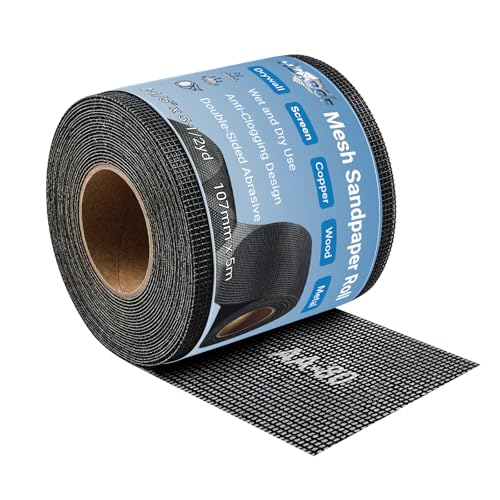 4-1/5" x 5.5 Yard 80 Grit Emery Cloth Roll for Hand and Pole Sander