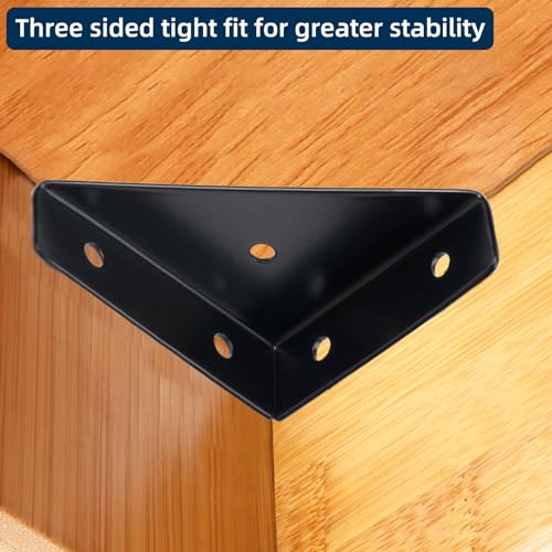 2-9/16" Corner Brace L Bracket for Wood – 10 Pack Right Angle Brackets