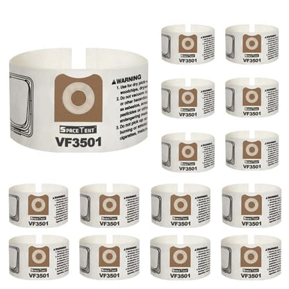 15 Pack VF3501 Size C High Efficiency Dust Filter Bags - size: 15PK, style: Heavy Duty