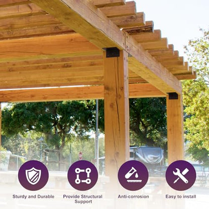 16 Pcs 2"x2"x4" L Bracket, 14-Gauge 90 Degree Corner Bracket - size: 2X2X4