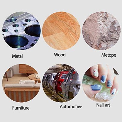 MAXAMN 1200 Grit Sandpaper, 10Pcs 9X 11 Wet Dry Sandpaper Sheets, for Wood