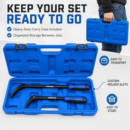Indexing Pry Bar Set for Auto Engine Suspension Alignment Repair - size: 2-Piece Set