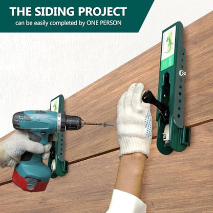Siding Installation Tools Compatible with 7/16 inch Fiber Cement siding, Siding Tools Lap Siding Gauge with Adjustable Reveals(4-8 inch), 2 Pack