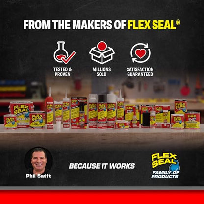 Flex Seal Liquid Rubber Sealant Coating, Waterproof, White, 128 oz - color: White, size: 128 oz