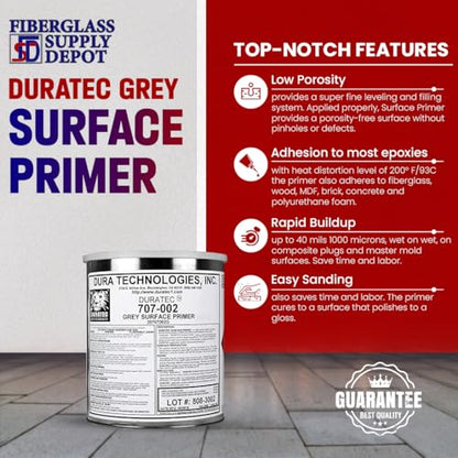 Duratec 707-002 Grey Surface Primer Gallon with 60cc Hardener