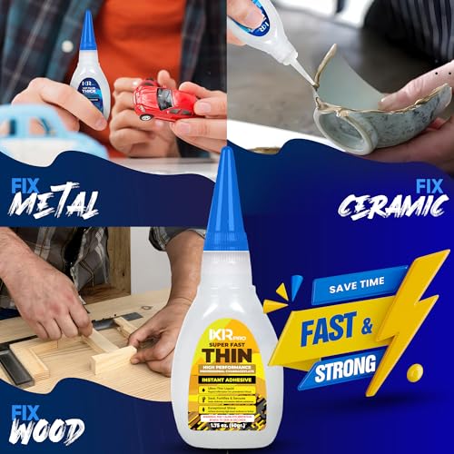 Thin CA Glue, Super Glue, Cyanoacrylate Adhesive, 1 Pcs 1.75oz Repair kit - size: 1 Pack