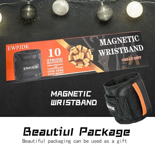 EWPJDK Magnetic Wristband for Holding Screws, Stocking Stuffers Gifts