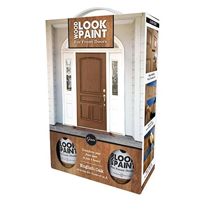 Giani Wood Look Paint Kit for Front & Interior Doors (English Oak) - style: English Oak