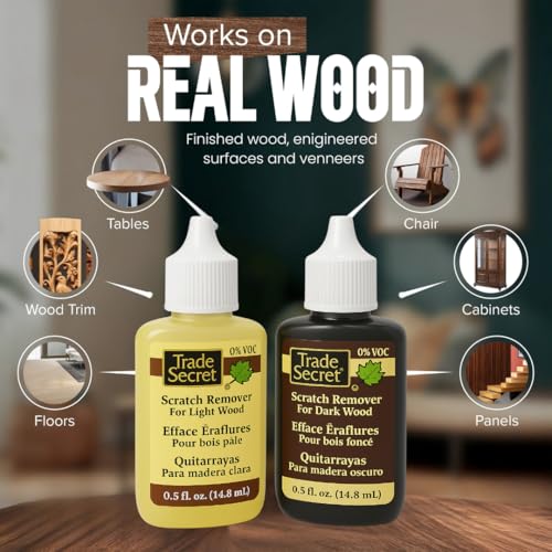 Trade Secret Wood Scratch Remover Mini Set, 2 Shades, 0.5 oz, 2 Pack - color: Mini Pro Set
