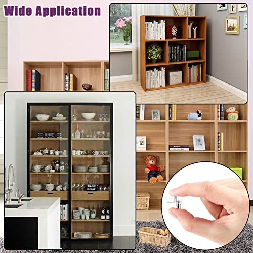 Clear Plastic Shelf Support Pegs - 5mm Cabinet Shelf Pins (50 Pieces) - color: Clear (50 Pieces), size: 5mm