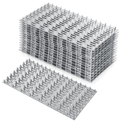 15 Pack Truss Plate - 8" x 4" Pronged Truss Mending Plates Nail - size: 4 x 8 INCH