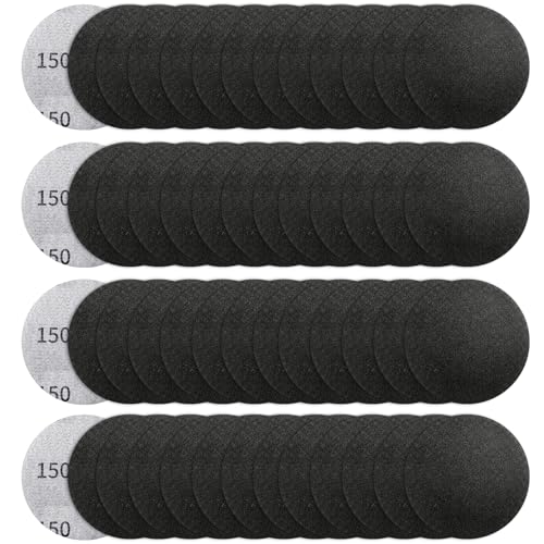 50 Pcs 2" Wet Dry Sandpaper, 150 Grit, Hook & Loop - style: 150 Grit