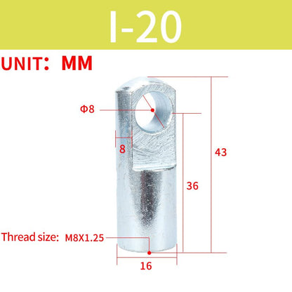 Internal Thread to MAL Adapter for SC Cylinder I Series, Pneumatic Conversion Fitting (I-20) - color: I, size: 20