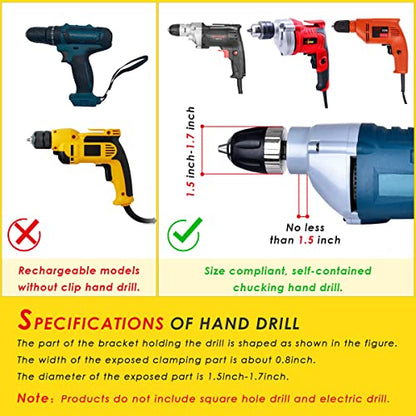 Square Hole Drill Bit Adapter, Mortising Attachment for Drill Press