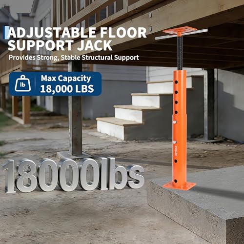 2 Pack Jack Post, House Floor Jack 19"-36", 18000 LBS Basement Jacks - size: 19 - 36 in