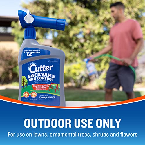 Cutter Backyard Bug Control Spray Concentrate 32 Oz, 2 Pack - size: 2 Pack, style: Backyard Bug Control