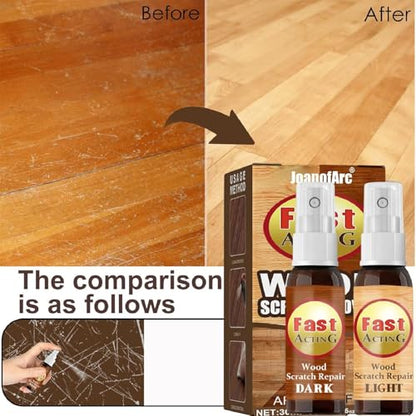 Wood Floor Scratch Repair Kit, Professional Restore Finish for Hardwood, Laminate, Cover Nicks & Scratches, Hide Minor Defects Wood Furniture Repair for Tables & Cabinets, No Sanding Needed (1Set)