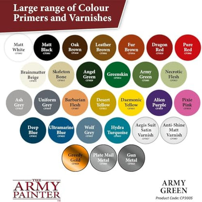 The Army Painter, Colour Primer Army Green, 400 ml acrylic spray - color: Army Green
