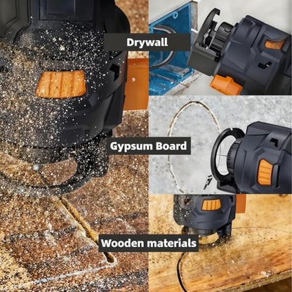 50 Pieces Drywall Cutting Tools 1/8 Inch Guide Point Cutting Bits,HSS65 Drill Bits, Cutting Drywall, Used for with Spiral Saw and Power Tools