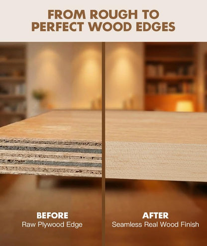 Maple Edge Banding 1-3/4 Inch x 200 Ft Preglued Iron On Plywood Wood Tape, Premium Maple Veneer Edge Banding, Self-Adhesive Flexible Wood Edging Strip for Shelving and Home Furniture Repair - color: Maple, size: 1-3/4 inch X 200 ft