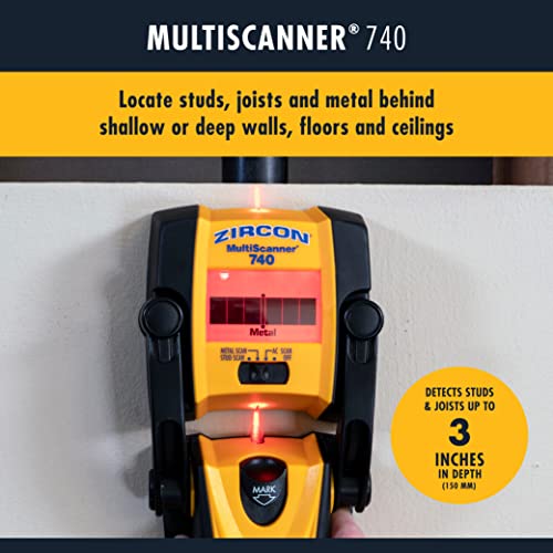 Zircon MultiScanner 740 Electronic Wall Scanner with Built-In Erasable Wall Marker - style: MS 740 with Wall Marker