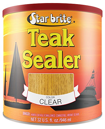 Star brite Teak Sealer - Clear - One Coat Formula, 32 Oz Quart - color: Clear, style: 32 Oz Quart