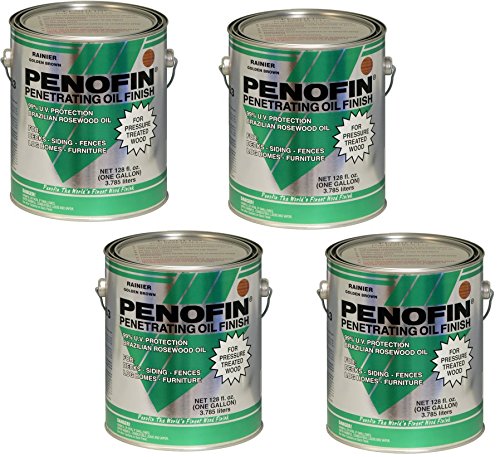 Penofin Pressure Treated,Rainier - 4 Pack