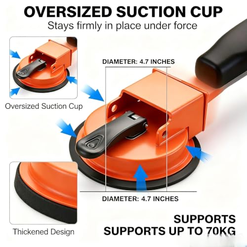 Floor Gap Fixer Tool - Suction Cup Gap Repair Tool for Vinyl Plank, Laminate & LVP Flooring