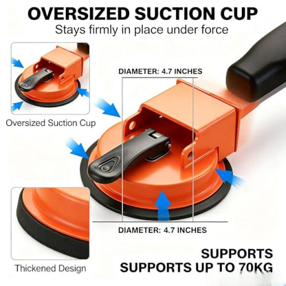 Floor Gap Fixer Tool - Suction Cup Gap Repair Tool for Vinyl Plank, Laminate & LVP Flooring