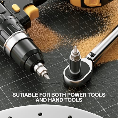 25Pcs Screw Extractor Set, Multi-Spline Easy Out Bolt Extractor Set - size: 25 Pieces