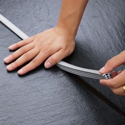 Flexible EPDM Rubber Strip (15 ft Long and 1-1/2 inch Wide, Suitable for 1-1/4“ to 1-1/2”) for Concrete Crack Repair and Replacement - Weather and Aging Resistant Expansion Joint Filler for Driveways - size: 1-1/2", 15 ft