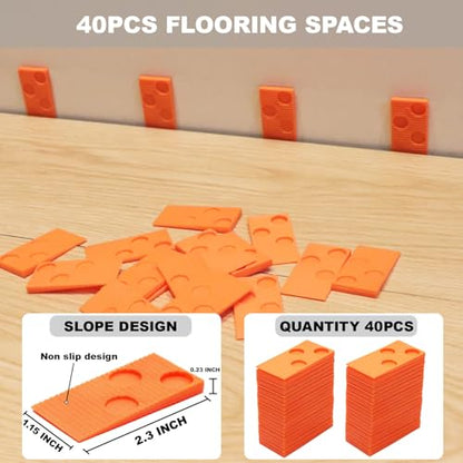 43PC Laminate Wood Flooring Installation Kit, Vinyl Floor Installation Kit