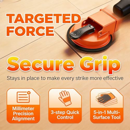 Floor Gap Fixer Tool - Suction Cup Gap Repair Tool for Vinyl Plank, Laminate & LVP Flooring
