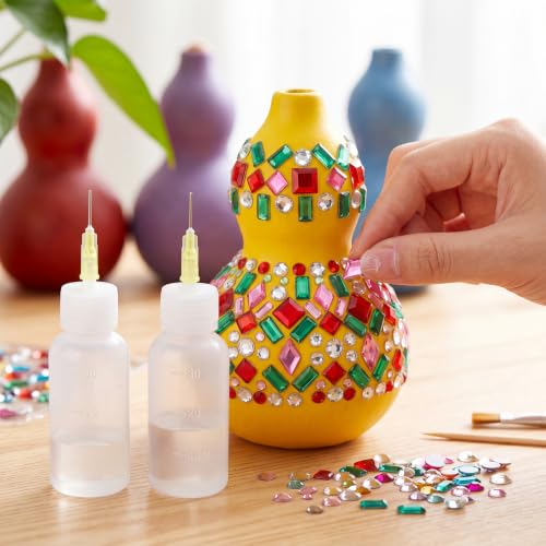 50 Pcs 30ml Needle Tip Squeeze Bottle Small Precision Tip Applicator Bottle Plastic Needle Bottles for Dispensing Oils Glue Painting Quilling Tool Sewing Craft