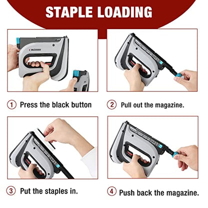 Arrow Cordless Staple Gun Kit with 3750 Pieces T50 Staples, T50DCD