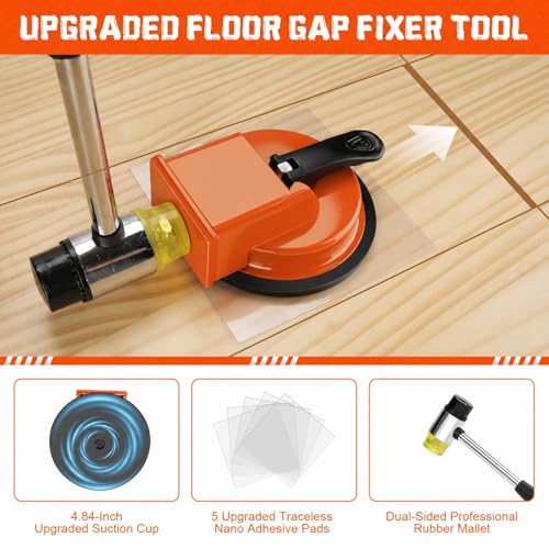 Heavy-Duty Vinyl Click Flooring Gap Repair Tool Set