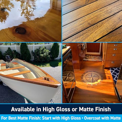 TotalBoat Lust Marine Spar Varnish for Boats & Wood - Matte Pint - color: Matte, size: Pint