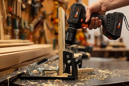 WEN Pocket Hole Jig Kit, Metal, Step Drill Bit, Self-Tapping Screws, and L-Base (WA1527) - style: Pocket Hole Jig Kit