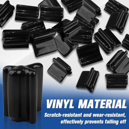10PCS Safe T Shaped Post Caps,Black T-Post Safety Vinyl Fence Post Cap,Protector Cover for T Post End Protection