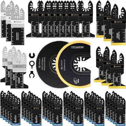 52PCS Oscillating Tool Blades, Universal Multi Tool Blade Kit - size: 50pcs kits