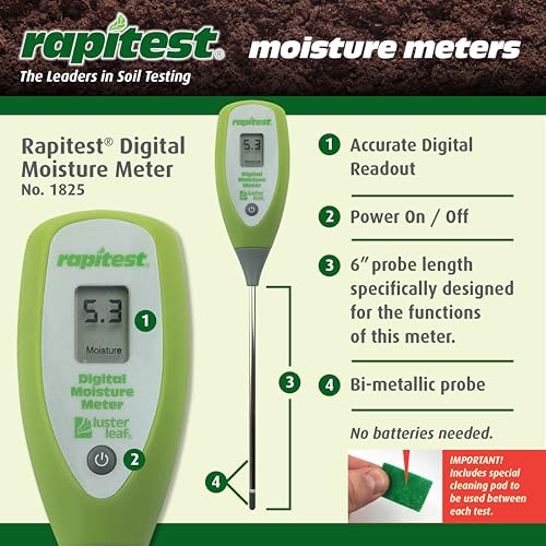 Luster Leaf Digital Moisture Meter - size: Pack of 1, style: Digital Moisture Meter