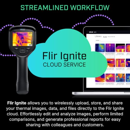 FLIR E6 Pro - Commercial Thermal Imaging Camera with Wi-Fi, High Resolution Infrared Camera with FLIR Ignite Cloud - color: E6 Pro WiFi