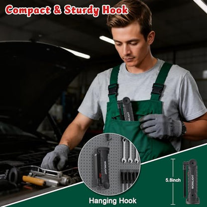 LNRYY 4Pack Rechargeable Magnetic LED Work Light/Flashlight for Mechanics