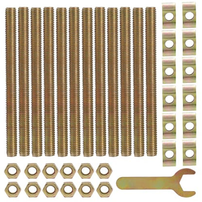 Bonsicoky 12-Set Bed Frame Hardware Connector Kit